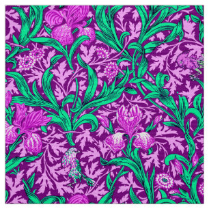 William Morris Iriss, Amethyst Paars Stof