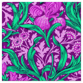 William Morris Iriss, Amethyst Paars Stof (Close Up)