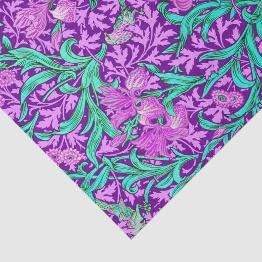 William Morris Iriss, Amethyst Paars Tissuepapier (Detail)