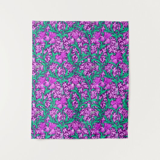 William Morris Iriss, Amethyst Paars Wandkleed (Voorkant)