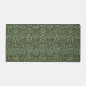 William Morris Ispahan Theal Groen Bloemmotief Kun Bureaumat (Voorkant)