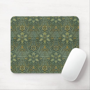 William Morris Ispahan Theal Groen Bloemmotief Kun Muismat