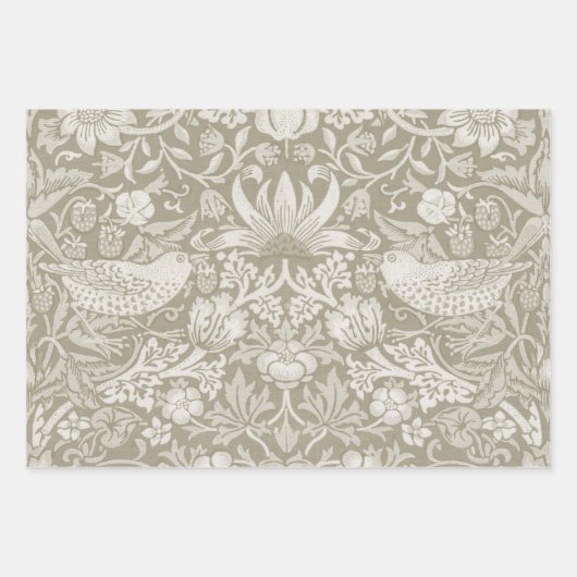 William Morris, Ivory Inpakpapier Vel (Voorkant)