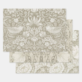 William Morris, Ivory Inpakpapier Vel