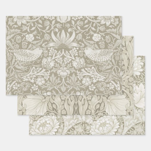 William Morris, Ivory Inpakpapier Vel (Set)