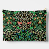 William Morris Jacobean Floral, Black Background Etui (Achterkant)