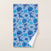 William Morris Jacobean Floral, Cobalt Blue Bad Handdoek (Handdoek)