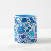 William Morris Jacobean Floral, Cobalt Blue Mok (Midden)