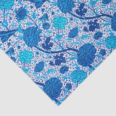 William Morris Jacobean Floral, Cobalt Blue Tissuepapier (Detail)