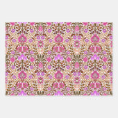 William Morris Jacobean Floral Damask, multi Inpakpapier Vel (Voorkant)