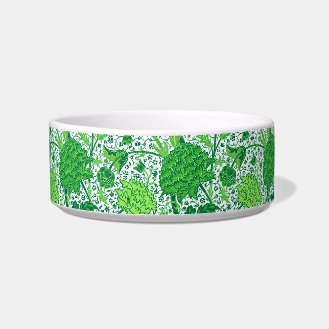 William Morris Jacobean Floral, Emerald Green Voerbakje (Links)