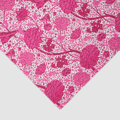 William Morris Jacobean Floral, Fuchsia Pink Tissuepapier (Detail)