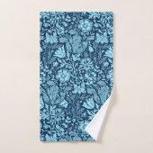 William Morris Jacobean Floral - Indigo Blue Bad Handdoek (Handdoek)