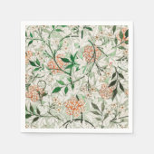 William Morris Jasmijn Bloem Servet (Voorkant)