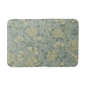 William Morris Jasmine Blauw Groene Botanische Kun Badmat (Voorkant)