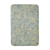 William Morris Jasmine Blauw Groene Botanische Kun Badmat (Voorkant Verticaal)