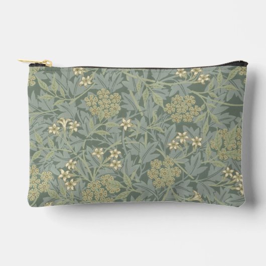 William Morris Jasmine Blauw Groene Botanische Kun Etui (Voorkant)