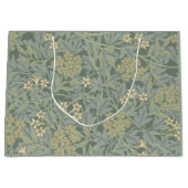 William Morris Jasmine Blauw Groene Botanische Kun Groot Cadeauzakje (Voorkant)