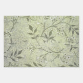 William Morris Jasmine Blauw Groene Botanische Kun Inpakpapier Vel (Voorkant 3)