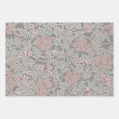 William Morris Jasmine Blauw Groene Botanische Kun Inpakpapier Vel (Voorkant 2)