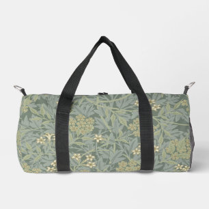 William Morris Jasmine Blauw Groene Botanische Kun Plunjezak