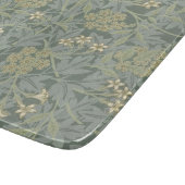 William Morris Jasmine Blauw Groene Botanische Kun Snijplank (Hoek)