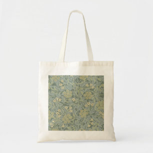 William Morris Jasmine Blauw Groene Botanische Kun Tote Bag