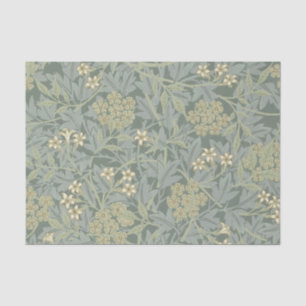 William Morris Jasmine Blauwe Groene Botanische Ku Tissuepapier
