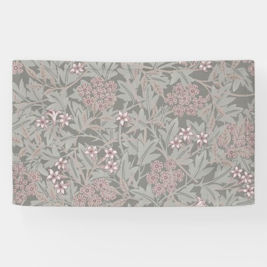 William Morris Jasmine Bloempatroon Spandoek (Horizontaal)