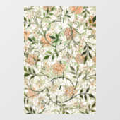 William Morris Jasmine Bloesem Tuinontwerp Raamsticker (Vel)