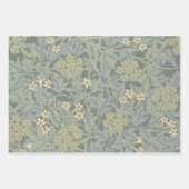 William Morris Jasmine Bloesem Tuinsets Inpakpapier Vel (Voorkant 2)