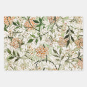William Morris Jasmine Bloesem Tuinsets Inpakpapier Vel (Voorkant)
