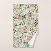 William Morris Jasmine Blossom Garden Design Bad Handdoek (Handdoek)