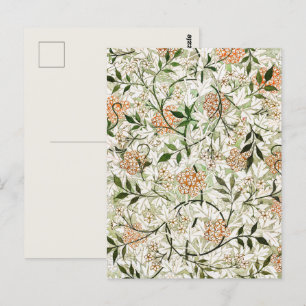 William Morris Jasmine Blossom Garden Design Briefkaart