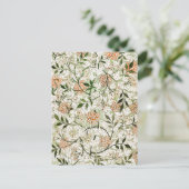 William Morris Jasmine Blossom Garden Design Briefkaart (Staand voorkant)