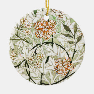 William Morris Jasmine Blossom Garden Design Keramisch Ornament