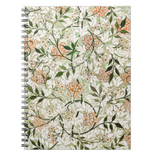 William Morris Jasmine Blossom Garden Design Notitieboek