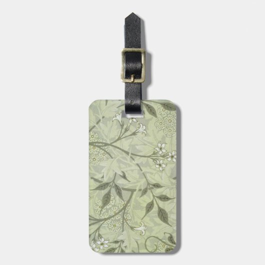 William Morris Jasmine Botanical Bagagelabel (Voorkant verticaal)