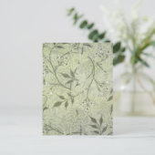 William Morris Jasmine Botanical Briefkaart (Staand voorkant)