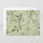 William Morris Jasmine Botanical Briefkaart (Voorkant / Achterkant)