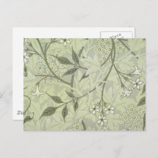 William Morris Jasmine Botanical Briefkaart (Voorkant / Achterkant)
