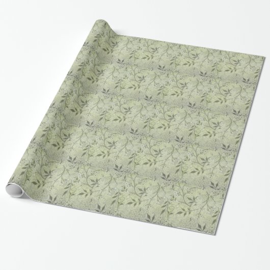 William Morris Jasmine Botanical Cadeaupapier (Uitgerold)