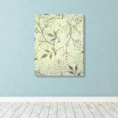 William Morris Jasmine Botanical Canvas Afdruk (Insitu (Houten vloer))