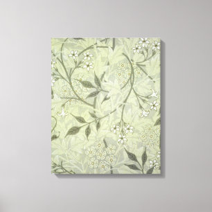 William Morris Jasmine Botanical Canvas Afdruk