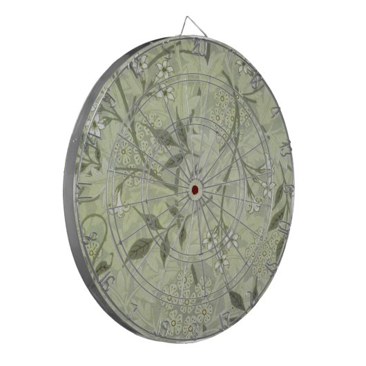 William Morris Jasmine Botanical Dartbord (Voorkant Links)