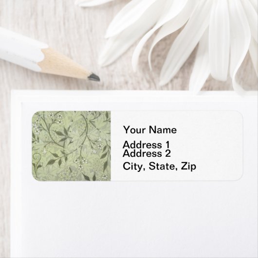 William Morris Jasmine Botanical Etiket (Insitu)