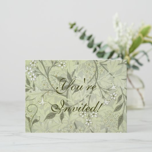 William Morris Jasmine Botanical Kaart (Staand voorkant)