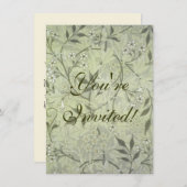 William Morris Jasmine Botanical Kaart (Voorkant / Achterkant)