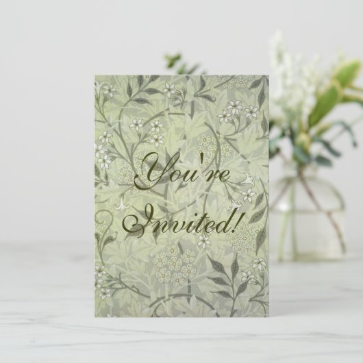 William Morris Jasmine Botanical Kaart (Staand voorkant)