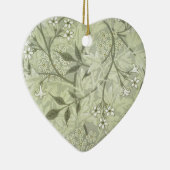 William Morris Jasmine Botanical Keramisch Ornament (Rechts)